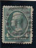USA 1883 Sc#211 Jackson 4cent Blue Grn, Used - Oblitérés