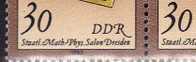 Fleck In Ziffer 30 Der Tisch-Sonnenuhr 1983 DDR 2799 F18 ** 31€ Im Museum Zwinger Dresden Error On Stamp From Germany - Errors & Oddities