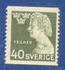 Suède N°325 (dentelé Verticalement) Neuf Avec Charnière - Unused Stamps