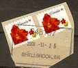 CANADA 2008 2 FLOWERS STAMPS ON PIECE AND NICE  SHELLBROOK SK CANCELLATION FU - Brieven En Documenten