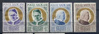 VATICAN 1951 PAPA PIO X 4 Val. Cpl Lusso MNH** - Gebraucht