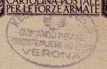 ITALY P.M TIMBRO DA STUDIO  X ESPERTI SU CARTOLINA POST CARD RITORNEREMO -  COMANDO BASE TRADOTTE X MARIANO D´ ALMINE BG - Weltkrieg 1939-45
