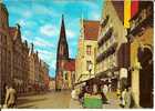 Cpsm, Munster (Allemagne), Westf., Prinzipalmarkt, Bien Animée - Munster