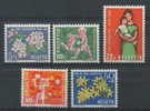 1962 COMPLETE SET PRO JUVENTUTE MNH ** - Unused Stamps