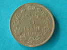 1933 VL / 5 FRANK - EEN BELGA ( Morin 389b - For Grade, Please See Photo ) / ( ID 12 ) ! - 5 Francs & 1 Belga