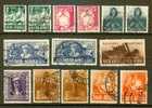 SOUTH AFRICA UNION 1941 Used Single Stamps War Effort Nrs. 139-152 - Usados