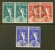 SOUTH AFRICA UNION 1949 Used Pair Stamps U.P.U. Nrs. 211-216 - Usados