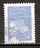 Timbre France Y&T N°3572 (05) Obl. Marianne Du 14 Juillet.  0.75 €.  Bleu Ciel. Cote 0.70 € - 1997-2004 Marianne Of July 14th