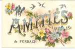 FORBACH   -   *//* AMITIES *//*    -    Editeur : G.H. De Paris   N° / - Forbach
