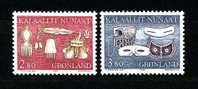 GROENLAND 1987  Poste N° 162 à 163 ** Neufs Ier Choix. SUPERBE. Cote: 4.25 Euros (Arts, Ustensiles, Utensils) - Non Classés