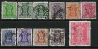 ● INDIA - 1976 / 81 - SERVIZIO - N. 54 . . .  Usati  - Cat. ? €  - Lotto 331 - Timbres De Service