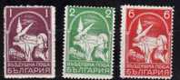 Bulgarie 1931 N°Y.T. ;  PA. 5 à 7* - Poste Aérienne