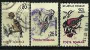 ● ROMANIA 1993 - UCCELLI -  N. 4068a / 70a  Usati - Cat. ? € - Lotto N. 611 - Gebruikt