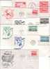 6 FDC Air Mail Covers Very Nice - Other & Unclassified