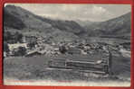 L293 Zweisimmen,Bassin Et Vue Générale.Circulé En 1917 Vers Fétigny.Petit Pli Angle Inf. Gauche.Photoglob 7752 - Zweisimmen