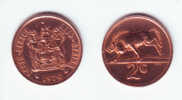 South Africa 2 Cents 1970 - Sudáfrica