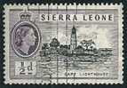 Sierra Leone 1956  QE II - Pictorial  1/2 P  Mi-Nr.176  Gestempelt / Used - Sierra Leone (...-1960)