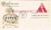 1282. Tarjeta Entero Postal NEW YORK 1956. FIPEX. Station. Philatelic Exhibition - 1941-60