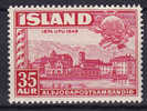 Iceland 1948 Mi. 260   35 A UPU Anniversary Weltpostunion MNH** - Neufs