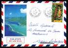 Polynésie Française 1988: N°295 Seul Sur Lettre De Papeete Pour La France Avec Tàd Recette Principale Annexe 1-TTB - Storia Postale