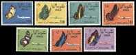 (001) Somalia / Somalie  Butterflies / Papillons / Schmetterlinge / Vlinders ** / Mnh  Michel 24-30 - Somalië (1960-...)