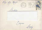 A0898 - 20 Cent. Posta Aerea Iso Su Lettera  VG Santa Cruz-Torino 07-12-1967 - Storia Postale