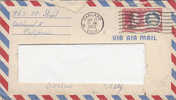 A0899 - 15 Cent. Int.Postal Conference Iso Su Lettera  VG Oakland-Torino 21-10-1963 - Storia Postale