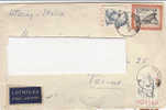 A0943 - POLSKA - POLONIA  3 Valori Su Busta  VG Kracow-Torino 1960 - Cartas & Documentos