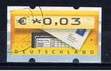 D Deutschland 2002  Mi 5 Automatenmarke € 0,03 - Vignette [ATM]