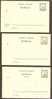 GERMAN SAMOA - Three Different Unused Postal Stationery Items - Samoa