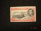 Ascension 1938-53 George VI  2/6d SG45   MH - Ascensione