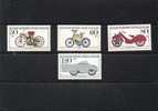 4 Valeurs Théme Motos  N° 1000/03 ** S/gomme - Motos