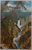 Lower Falls & Grand Canyon - Yellowstone WY - 1970s WYOMING Postcard - USA - Yellowstone