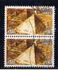 ET+ Ägypten 1978 Mi 737 Pyramiden (Paar) - Used Stamps