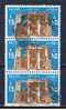 ET+ Ägypten 1985 Mi 979 Horustempel, Edfu (Dreierstreifen) - Used Stamps