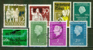 Rétablissement De L'indépendance - PAYS BAS - Joueuse De Flute - N° 789-790-806-809-875-883-885-953 - 1963 - Used Stamps