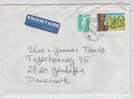 France Cover Sent To Denmark Lamoura Lajoux Jura 6-5-1998 - Cartas & Documentos