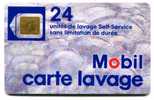 @+ Carte De Lavage MOBIL - BULLES TYPE 2 - 24 UNITES - SO3. - Car Wash Cards