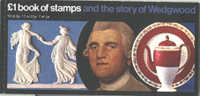 G.B. - The Story Of  WEDGWOOD -  BOOKLET - 1972. -  1/2 P  P.V.A. - LB   VERY  NICE - Markenheftchen