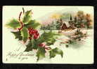 29407 Illustrator Raphael TUCK 'S 8133 Chromographed In BAVARIA A HAPPY CHRISTMAS TO YOU Pc - Tuck, Raphael