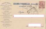 M-0886- Comiso Cartolina Commerciale Pubblicitaria - Cosimo Panarello 1903 - Ragusa - Ragusa