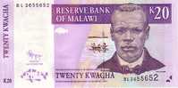 MALAWI  20 Kwacha  Daté Du 30-10-2009     ***** BILLET  NEUF ***** - Malawi