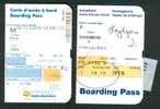 Aéroports, Aviation : Carte D´accès à Bord, Boarding Pass, Beauvais-Shannon (Irlande) Et Shannon-Beauvais (2005) - Europe