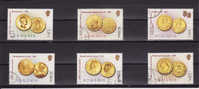 Roumanie 2006 - Yv.no.5064-9, Numismatique 6v.obliteres,serie Complete - Gebraucht