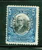 Canal Zone 1909 5 Cent Arosemena Type I Issue #33 - Kanaalzone