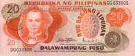 PHILIPPINES   20 Piso  Non Daté    Pick 162a  Signature 8    ***** BILLET  NEUF ***** - Filippijnen