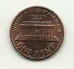 1981 - Stati Uniti 1 Cent      ------ - 1959-…: Lincoln, Memorial Reverse