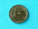 1869 - FARTHING / KM 747.2 (  For Grade, Please See Photo ) !! - B. 1 Farthing
