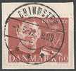 Denmark-"Centenary Of Danish Sugar Production" Used On Fragment With "GRINDSTED 1-5-1972" Postmark - Gebraucht