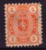 Finlande T.Ob.n°14 1875 C.60 € - Used Stamps